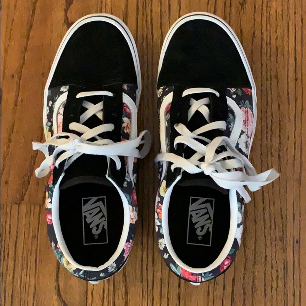 Vans Old Skool Garden Floral Skate Shoe-Size 9.5